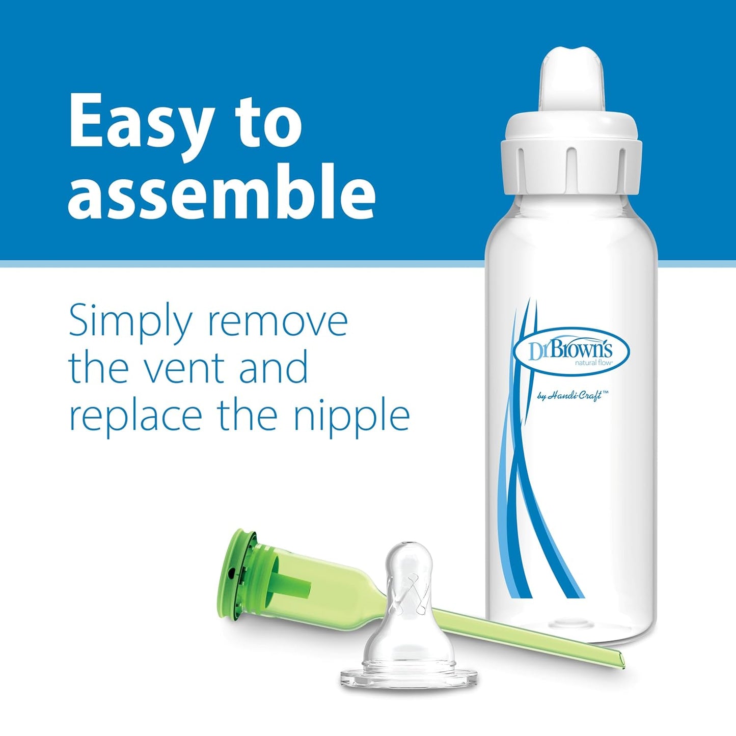 Milestones Options+ Sippy Spouts, Narrow, Soft 100% Silicone Baby Bottle Sippy Spout, 6m+, 2 Count