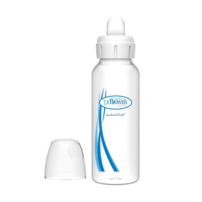 Milestones Options+ Sippy Spouts, Narrow, Soft 100% Silicone Baby Bottle Sippy Spout, 6m+, 2 Count