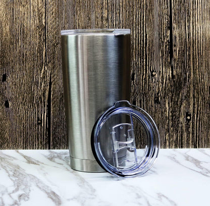 Tumbler Lid for 20 Oz Yeti Rambler and 10 Oz Lowball Tumblers Cups, Splash Proof and Straw Friendly (Lid Only)- 20 Ounce