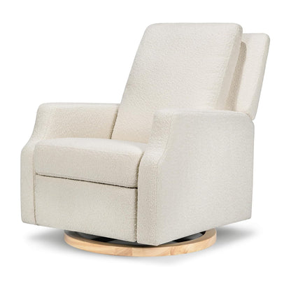 Crewe Nursery Glider Recliner w/ 270° Swivel, Tan Gingham