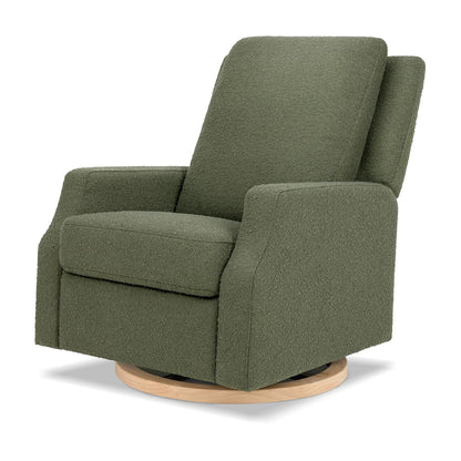 Crewe Nursery Glider Recliner w/ 270° Swivel, Tan Gingham