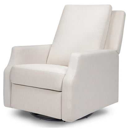 Crewe Nursery Glider Recliner w/ 270° Swivel, Tan Gingham