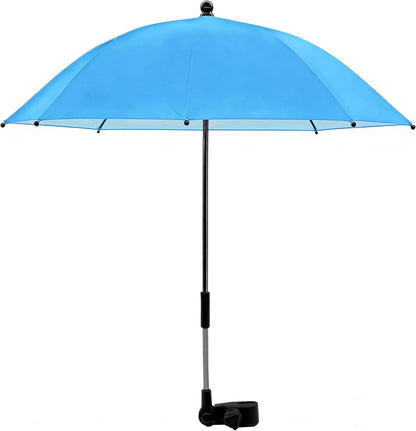 Universal Baby Stroller Umbrella Bicycle Umbrella 210T Water-resistant Polyester 360° Adjustable Shade