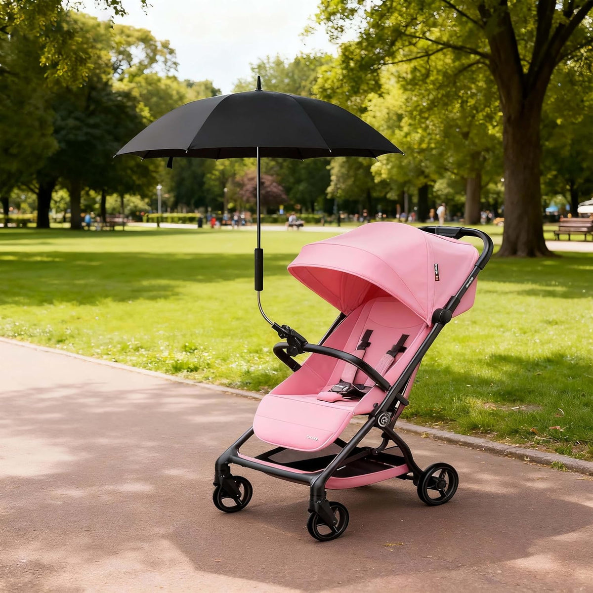 Universal Baby Stroller Umbrella Bicycle Umbrella 210T Water-resistant Polyester 360° Adjustable Shade