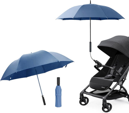 Universal Baby Stroller Umbrella Bicycle Umbrella 210T Water-resistant Polyester 360° Adjustable Shade