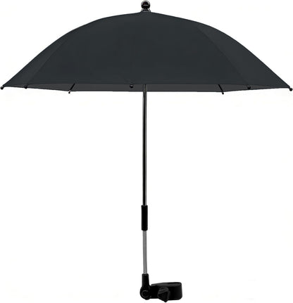 Universal Baby Stroller Umbrella Bicycle Umbrella 210T Water-resistant Polyester 360° Adjustable Shade