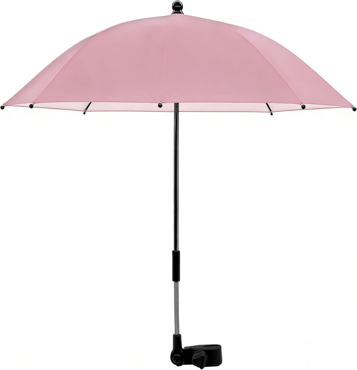 Universal Baby Stroller Umbrella Bicycle Umbrella 210T Water-resistant Polyester 360° Adjustable Shade