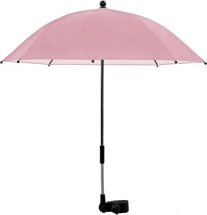 Universal Baby Stroller Umbrella Bicycle Umbrella 210T Water-resistant Polyester 360° Adjustable Shade