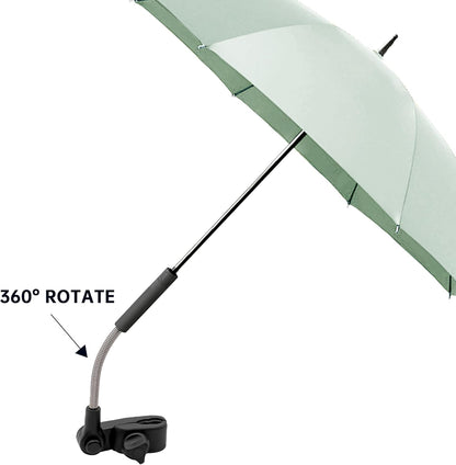 Universal Baby Stroller Umbrella Bicycle Umbrella 210T Water-resistant Polyester 360° Adjustable Shade