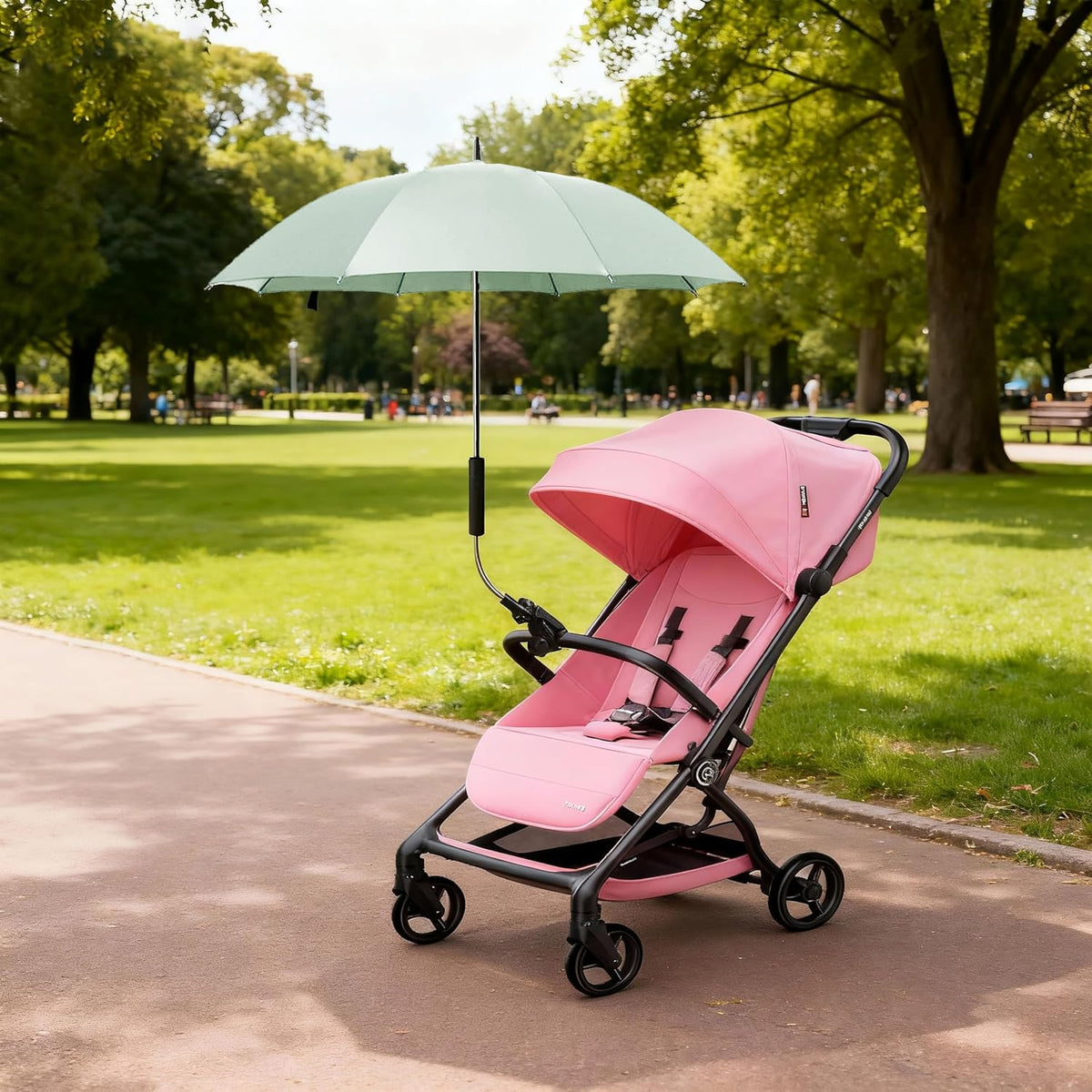Universal Baby Stroller Umbrella Bicycle Umbrella 210T Water-resistant Polyester 360° Adjustable Shade