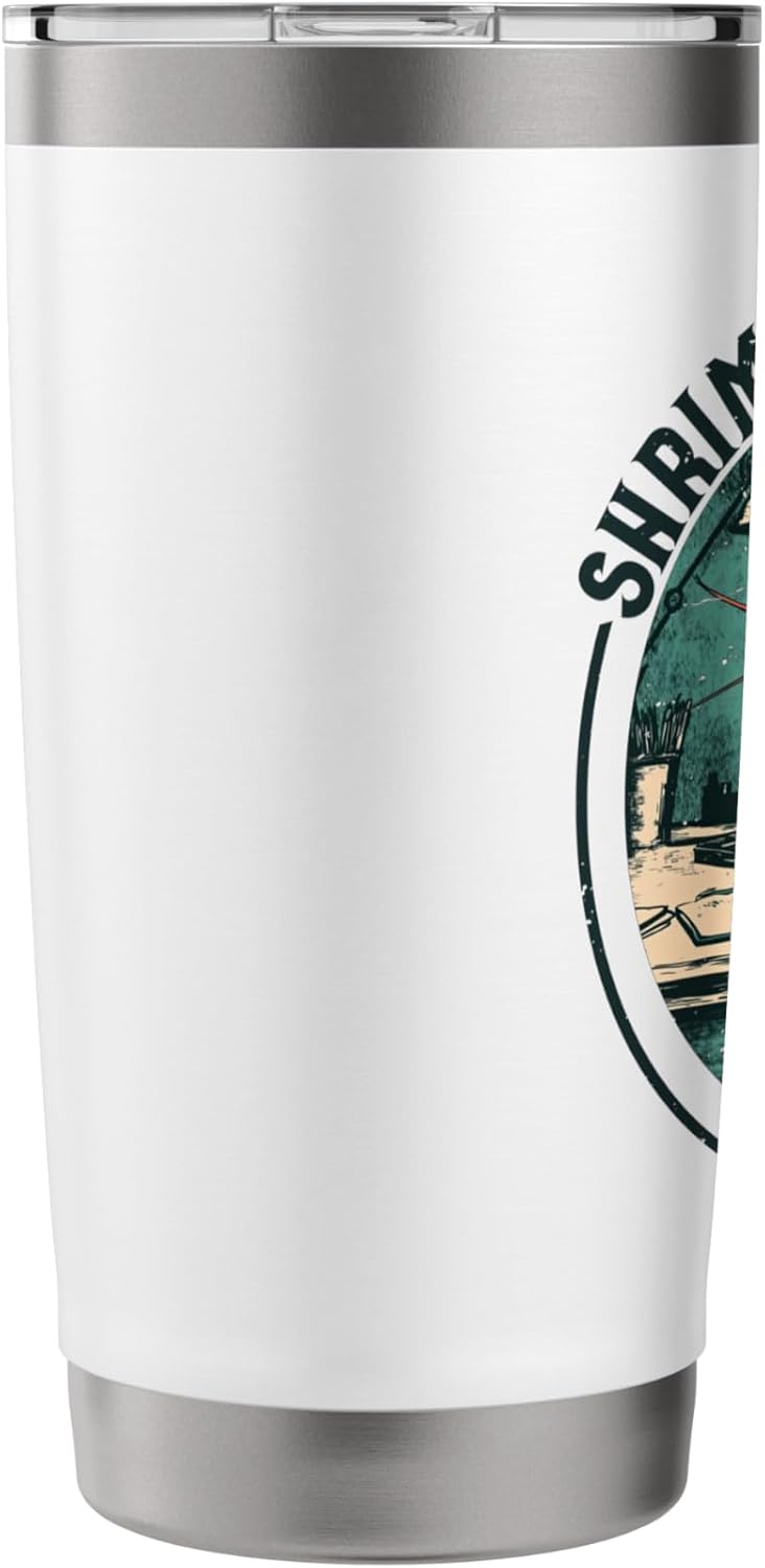 Gamer Desk Computer Funny Shrimp Posture Stainless Steel Insulated Tumbler