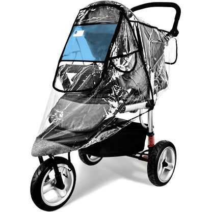 Stroller Rain Cover,Universal Stroller Accessory,Windproof Protection,Clear
