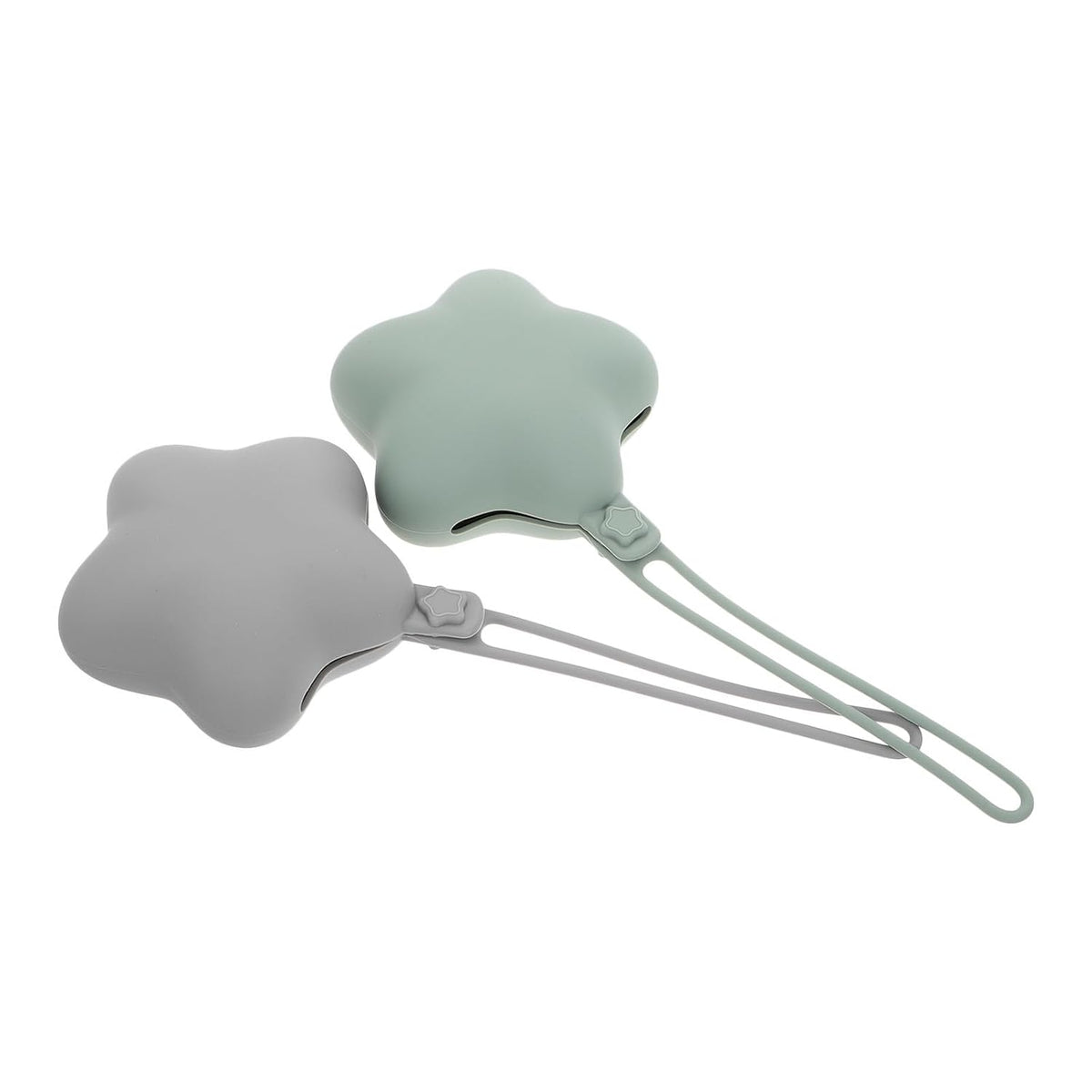 2pcs Silicone Pacifier Storage Case Dustproof Portable Holder for Small Items Multi-Scene Use Travel Friendly Pacifier Container