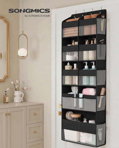 SONGMICS Over-the-Door Organizer, 5 Tier Extra Large of 9 Compartments