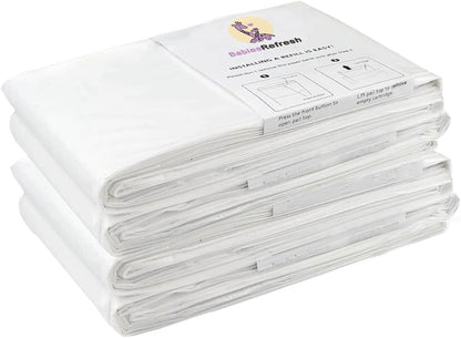 Refills Compatible with DEKOR PLUS Diaper Pail Refills | 8 Pack | Diaper Pail Odor Eliminator| Fresh Powder Scent | Each Diaper Bag Refill Holds up to 4640 Diapers | Diaper bin refill