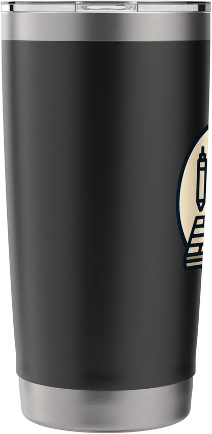 Desk Productivity - Keyboard, Pencil & Monitor Illustration Stainless Steel Insulated Tumbler