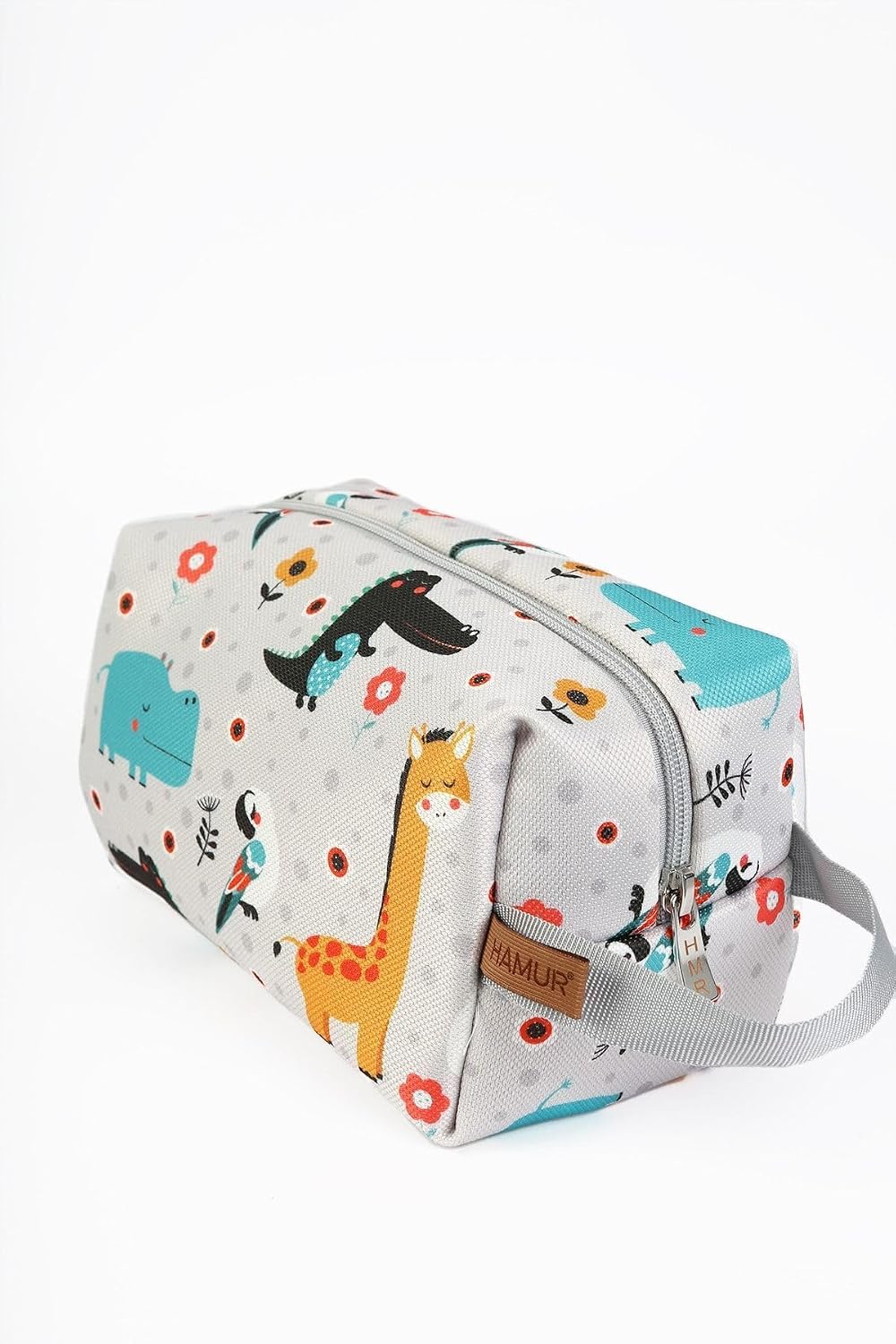 Reusable Wet Dry Bag – Water-Repellent Travel Organizer with Protective Inner Lining for Baby Diapers, Swimwear, Gym Clothes, or Toiletries, Animal Wet Dry Bag