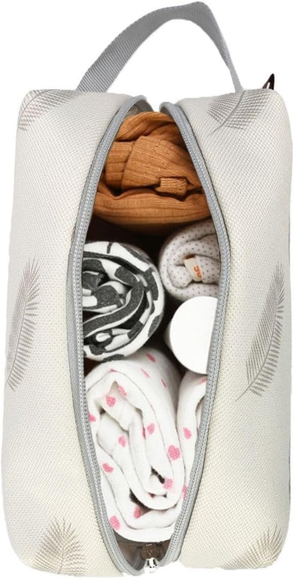 Reusable Wet Dry Bag – Water-Repellent Travel Organizer with Protective Inner Lining for Baby Diapers, Swimwear, Gym Clothes, or Toiletries, Animal Wet Dry Bag