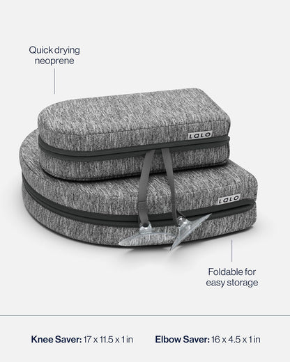 Knee and Elbow Saver, Foldable Padded Tub Cushions for Bathtime Relief