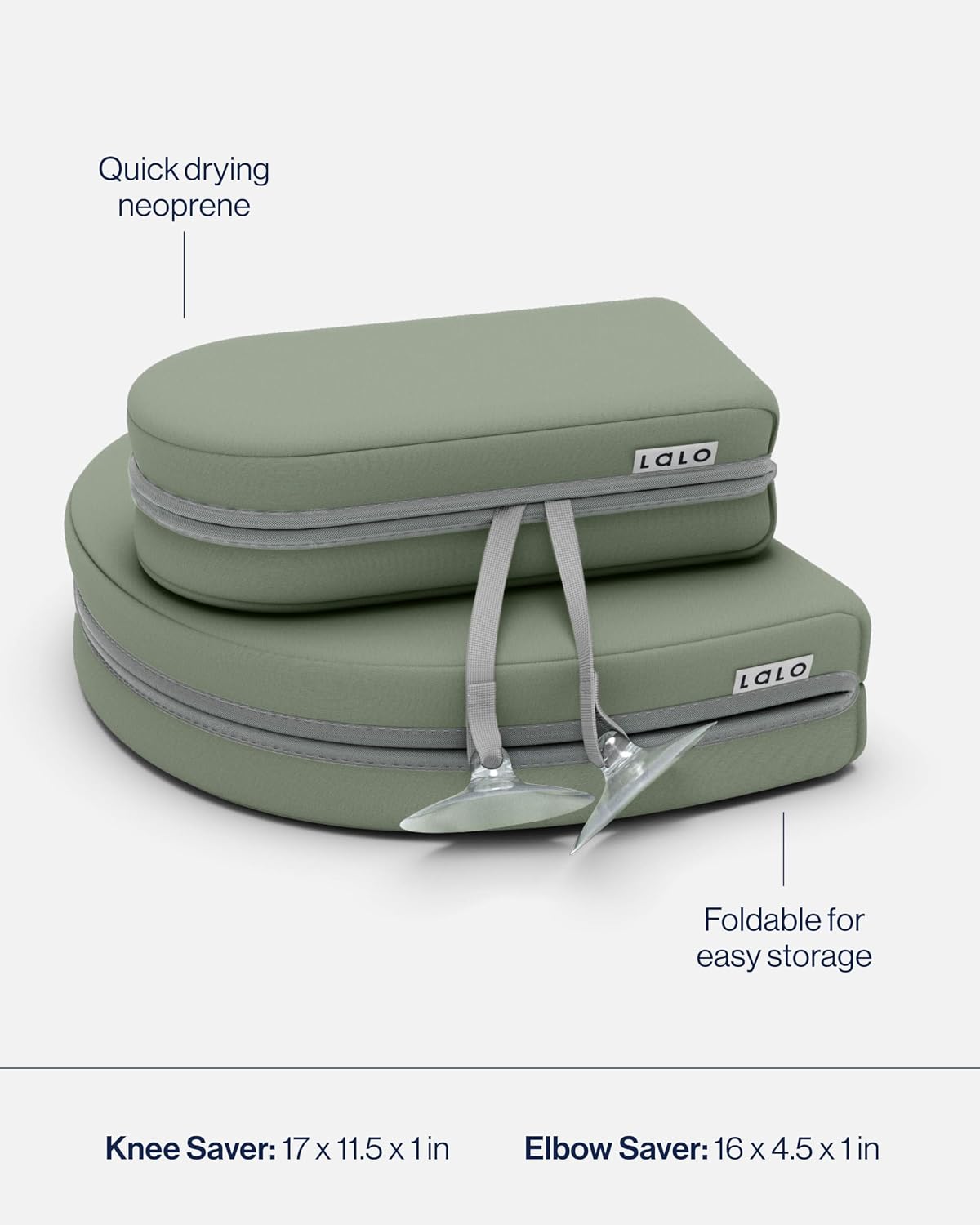 Knee and Elbow Saver, Foldable Padded Tub Cushions for Bathtime Relief