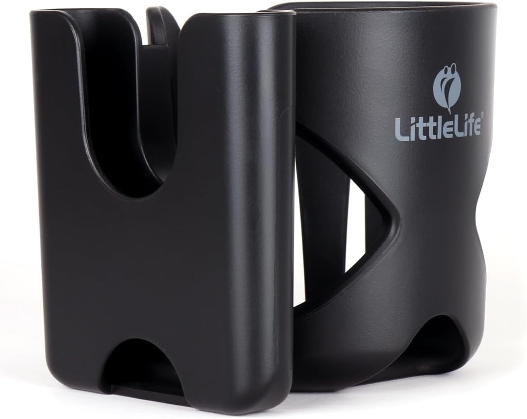 Buggy And Pushchair Universal Cup & Phone Holder Adjustable Bottle Organiser for Stroller, Drink and Coffee Cup Holder