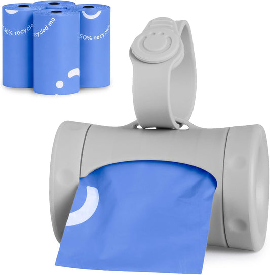 Retractable Bag Dispenser for Diaper Bag Value Set, Gray