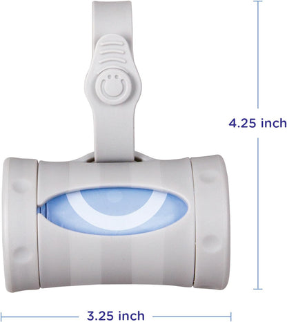 Retractable Bag Dispenser for Diaper Bag Value Set, Gray