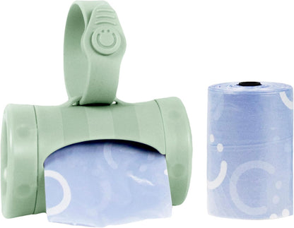 Retractable Bag Dispenser for Diaper Bag Value Set, Gray