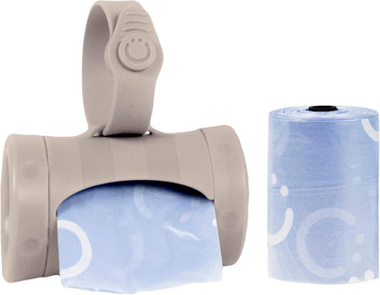 Retractable Bag Dispenser for Diaper Bag Value Set, Gray