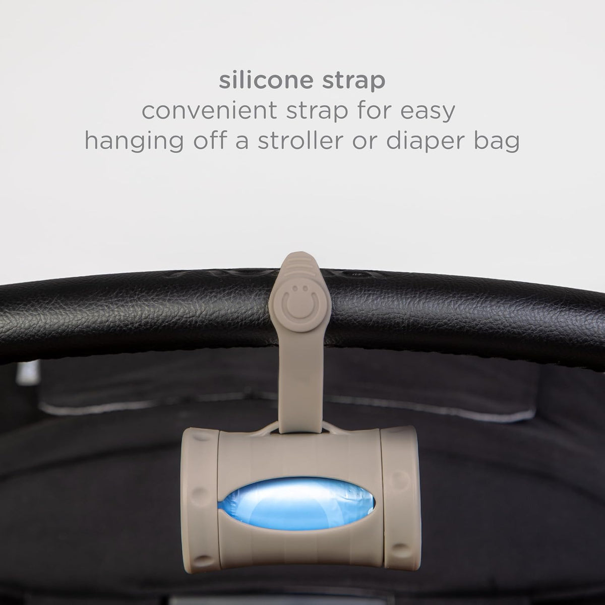 Retractable Bag Dispenser for Diaper Bag Value Set, Gray
