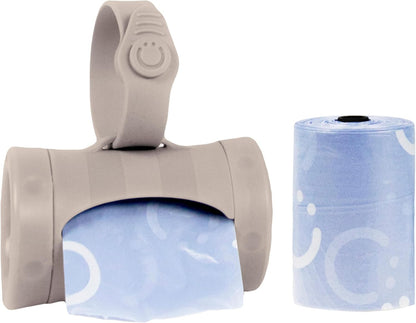 Retractable Bag Dispenser for Diaper Bag Value Set, Gray