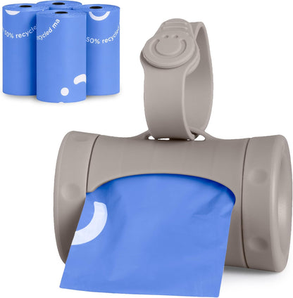 Retractable Bag Dispenser for Diaper Bag Value Set, Gray