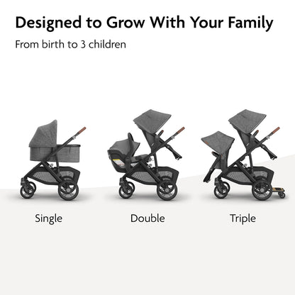 Vista V3 Convertible Single-to-Double Stroller - Owen