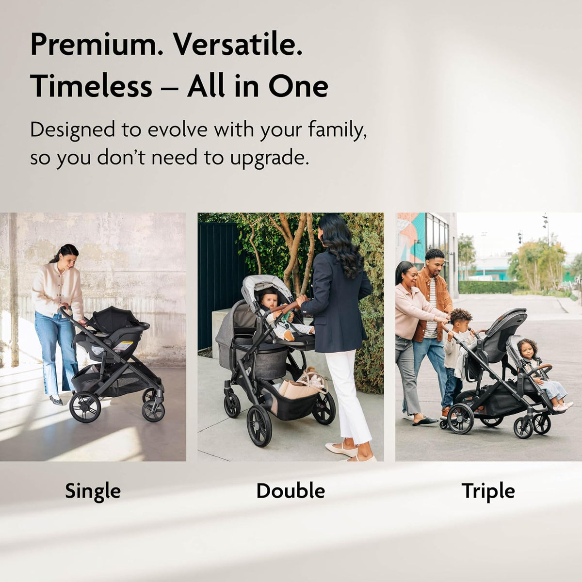 Vista V3 Convertible Single-to-Double Stroller - Owen