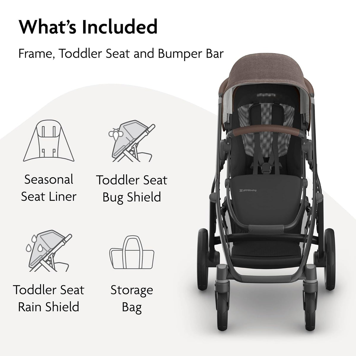 Vista V3 Convertible Single-to-Double Stroller - Owen