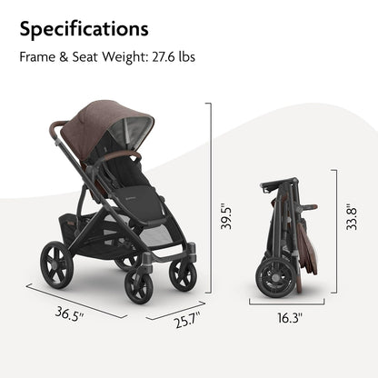 Vista V3 Convertible Single-to-Double Stroller - Owen