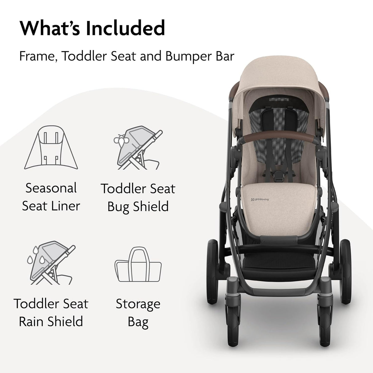 Vista V3 Convertible Single-to-Double Stroller - Owen