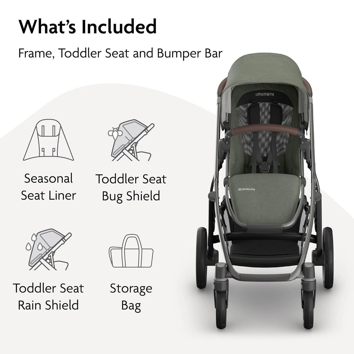 Vista V3 Convertible Single-to-Double Stroller - Owen