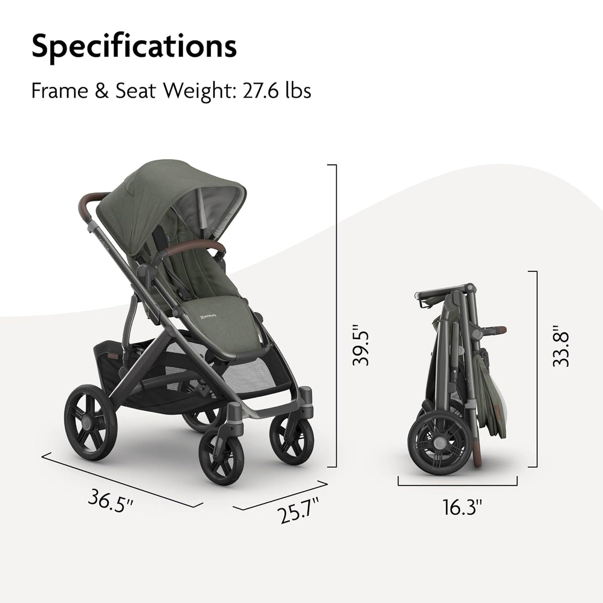 Vista V3 Convertible Single-to-Double Stroller - Owen