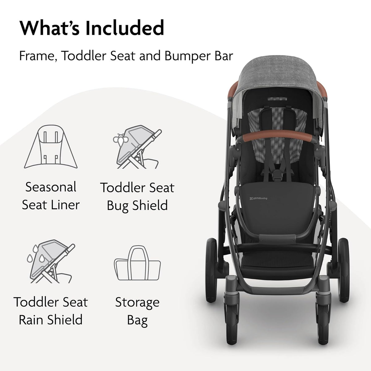 Vista V3 Convertible Single-to-Double Stroller - Owen