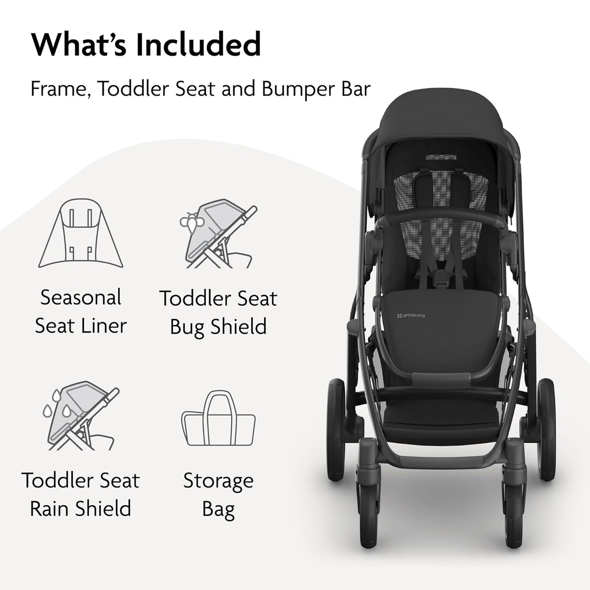 Vista V3 Convertible Single-to-Double Stroller - Owen
