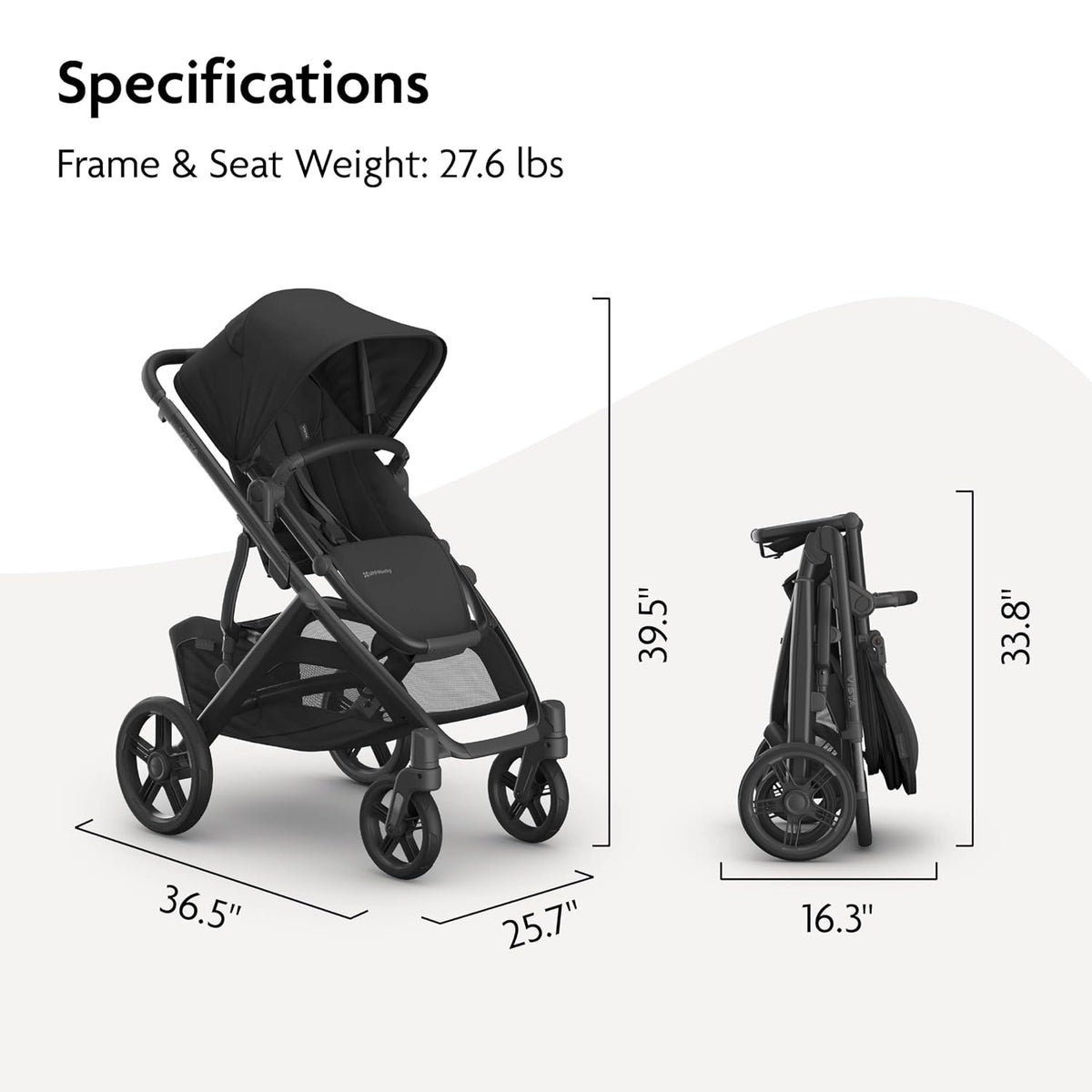 Vista V3 Convertible Single-to-Double Stroller - Owen