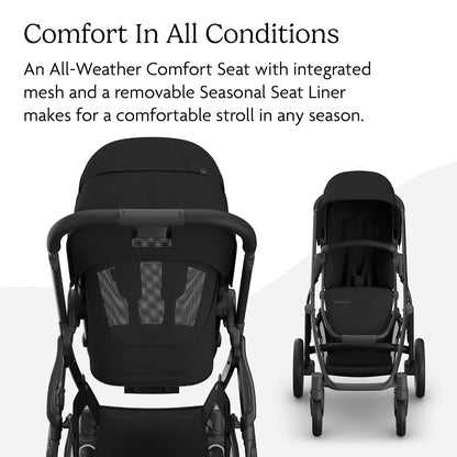 Vista V3 Convertible Single-to-Double Stroller - Owen