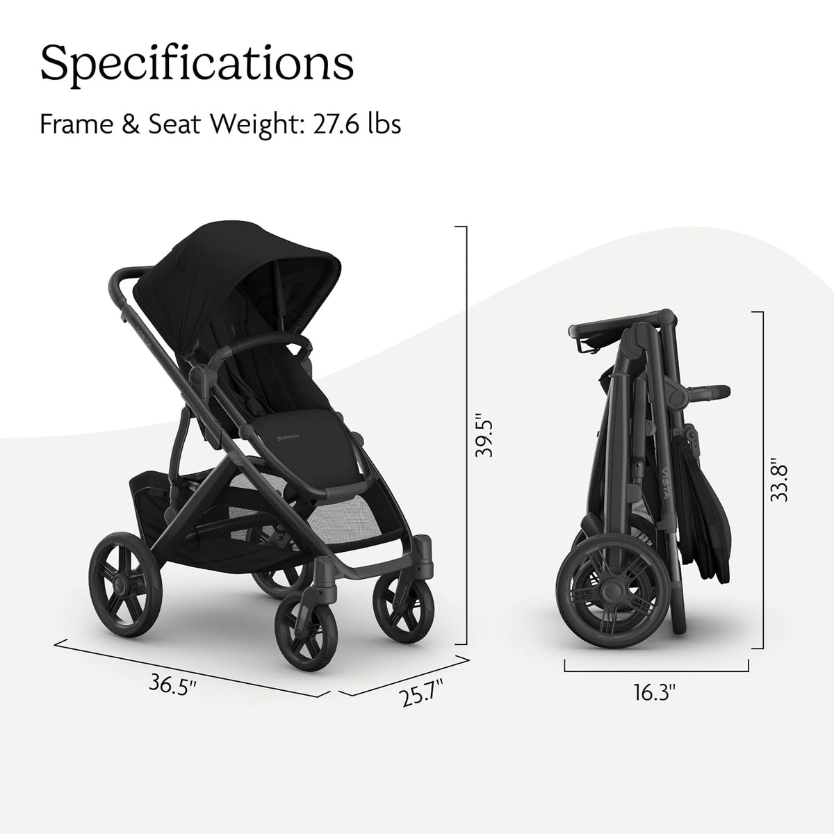 Vista V3 Convertible Single-to-Double Stroller - Owen