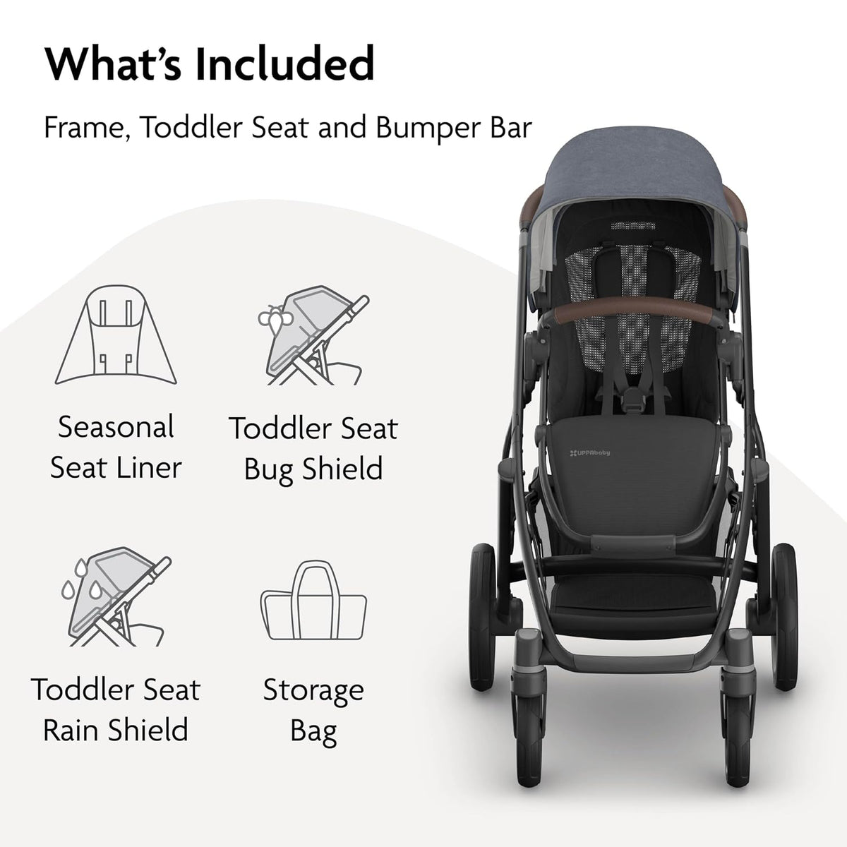 Vista V3 Convertible Single-to-Double Stroller - Owen
