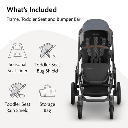 Vista V3 Convertible Single-to-Double Stroller - Owen