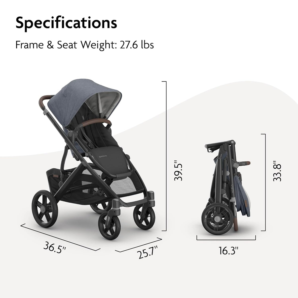 Vista V3 Convertible Single-to-Double Stroller - Owen
