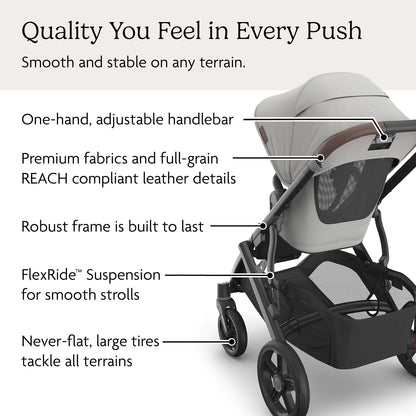 Vista V3 Convertible Single-to-Double Stroller - Owen
