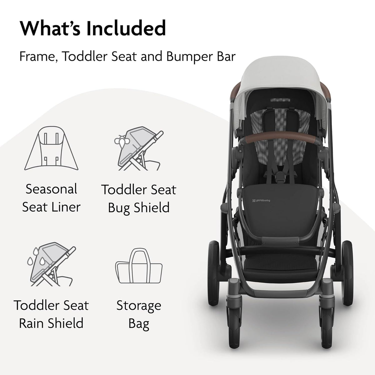 Vista V3 Convertible Single-to-Double Stroller - Owen