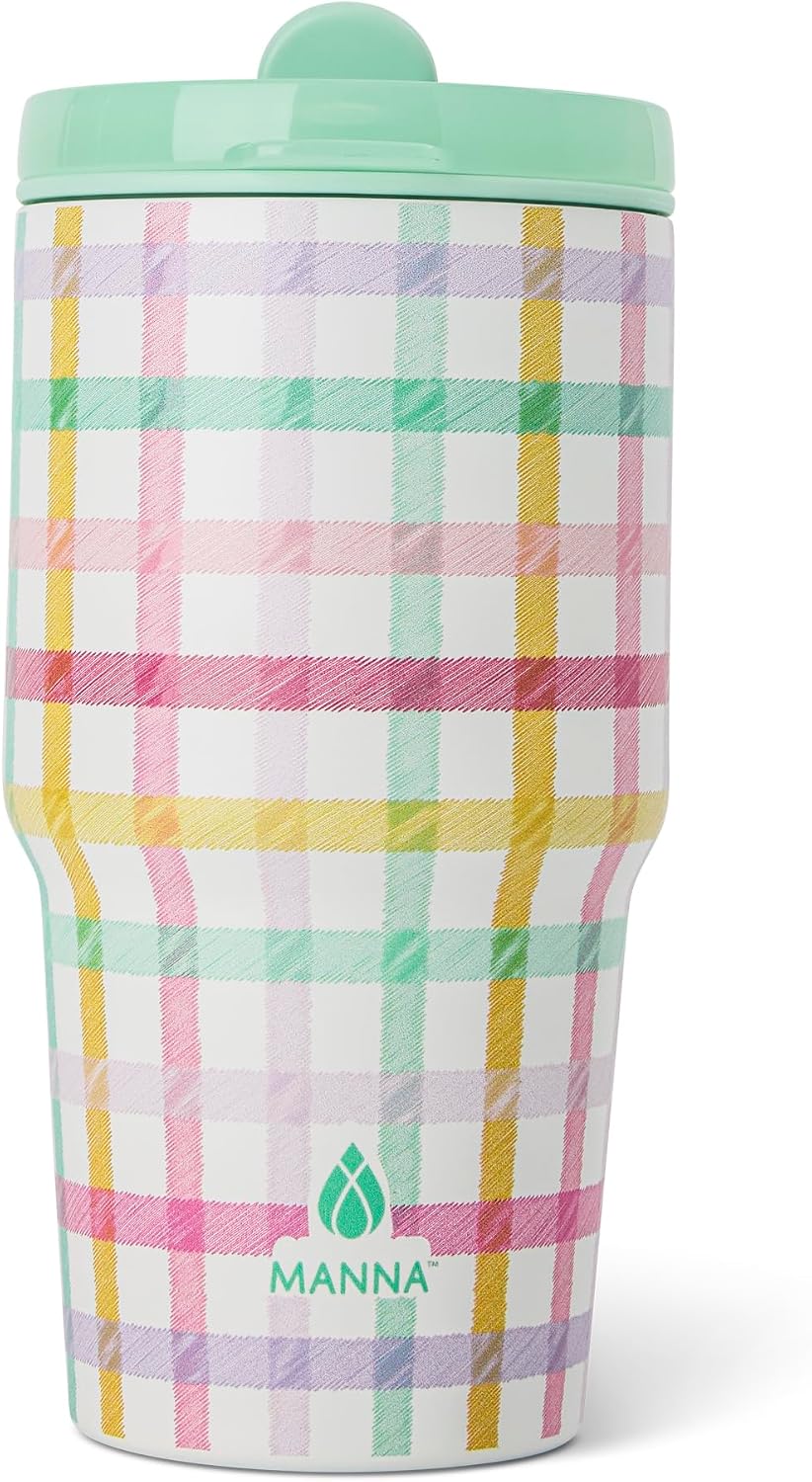 Bracelet Insulated Stainless Steel Tumbler - 20 Oz - Pastel Picnic